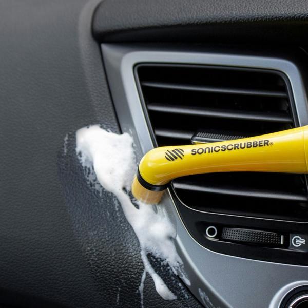 SONICSCRUBBER Vehicle Detailing Set - High Power Car Cleaning Brush