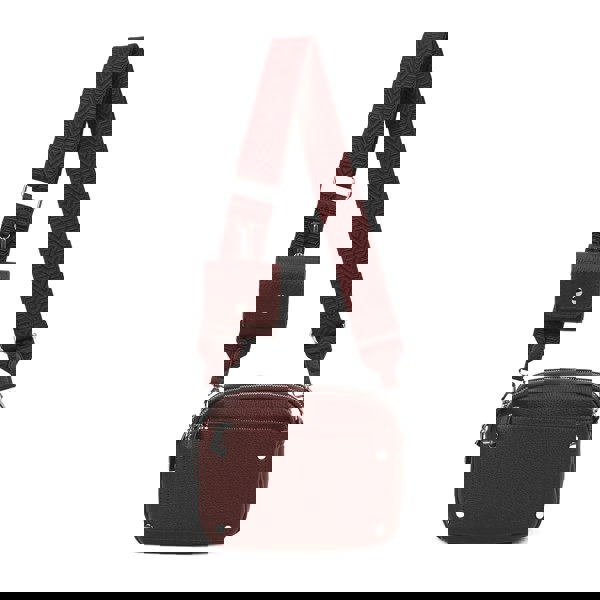 Kitise Wide Strap Crossbody Bag Shoulder Purse Pouch Accent