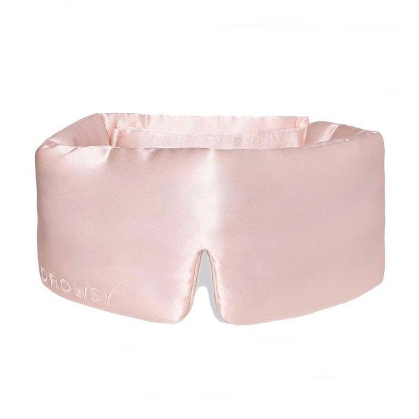 Drowsy Sleep Co Silk Sleep Mask - Sunset Pink