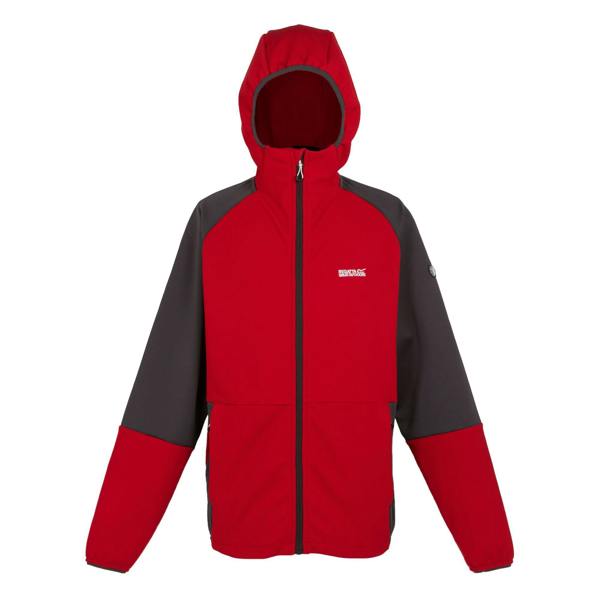 Regatta Mens Molaris Full Zip Fleece Jacket - Danger Red/Ash