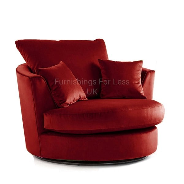 Brooklyn Plush Velvet Swivel Chair - 9