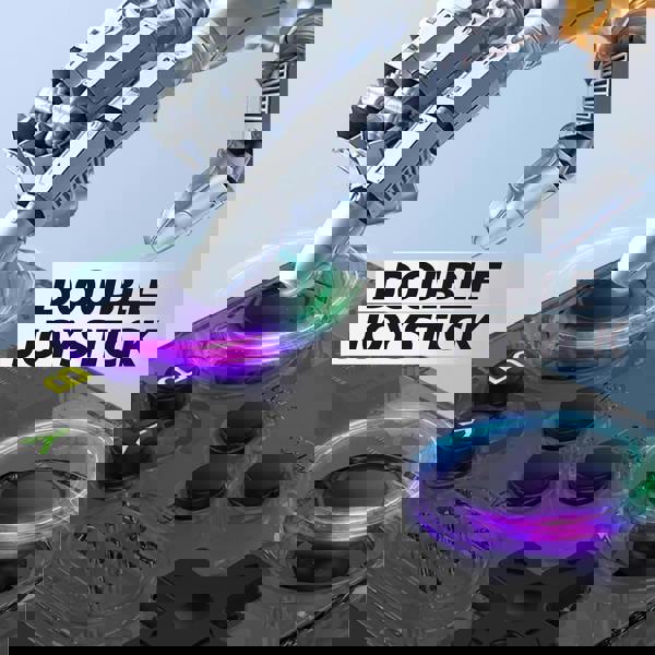 Dyzi R36S Retro Handheld Game Console 128GB Purple 3.5" IPS Screen, 21000+ Games