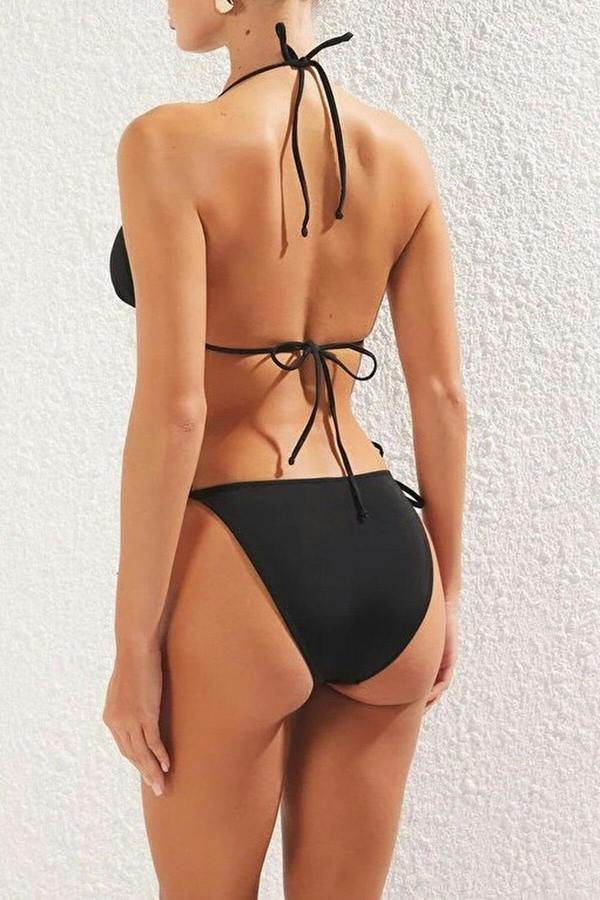 WOVCOR Triangle Covered Premium Star Accessory Regular Bikini Set