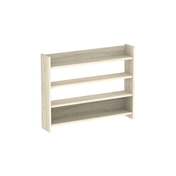 Decortie Lane 4-Tier Wall Shelf - Travertine