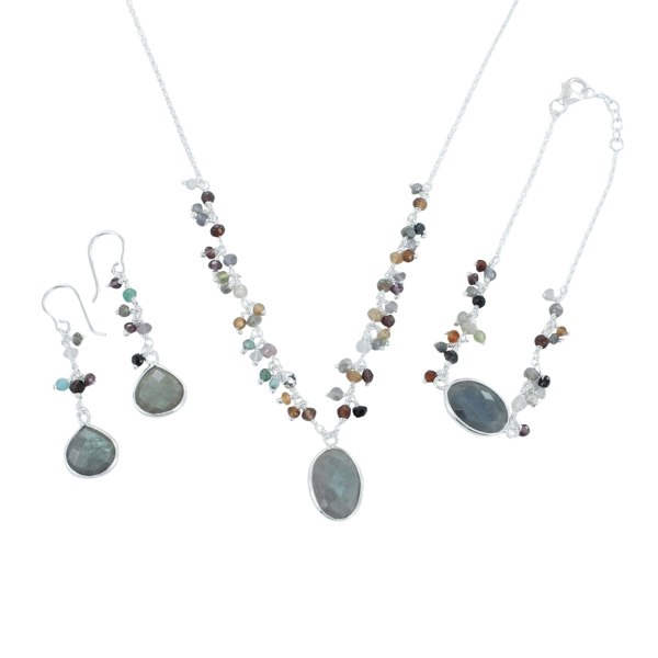 Sophie Labradorite Stone Necklace - Reeves & Reeves