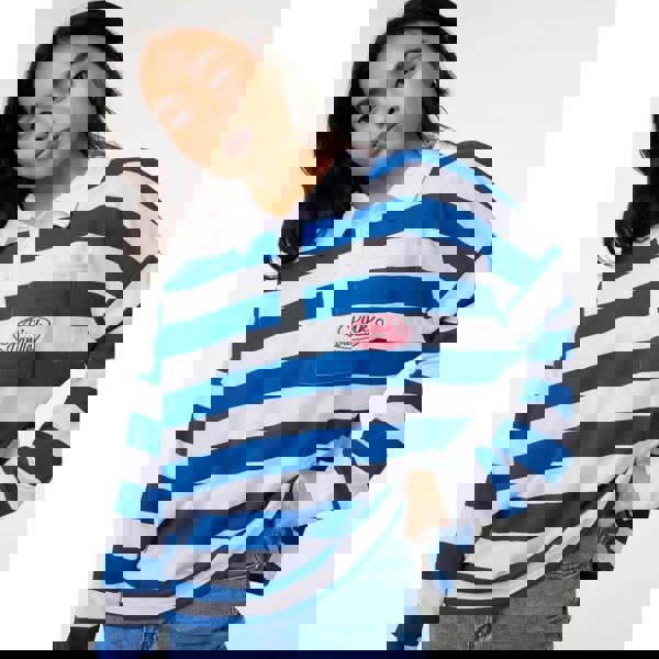 Pink Vanilla Stripe Rugby Top