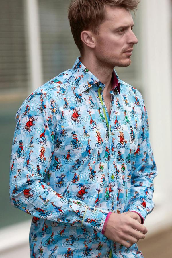 Claudio Lugli Animal Bikers Print Shirt