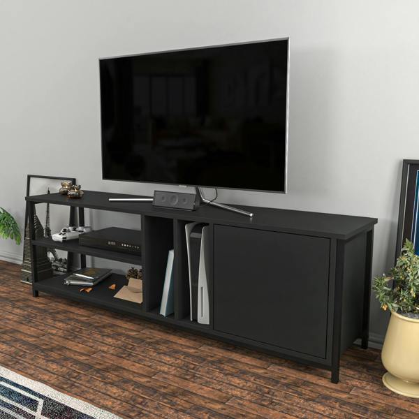 Decorotika Oneida Modern Tv Stand TV Cabinet for TV's up to 72"