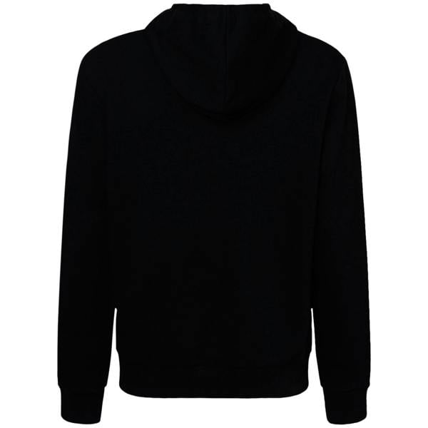 Balmain Logo Printed Hoodie   in  Black