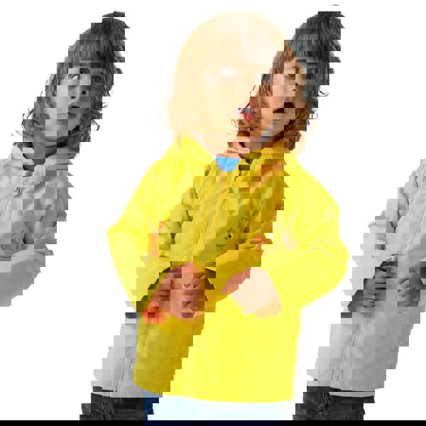 Regatta Childrens/Kids Bubbles The Shark Waterproof Jacket - Sunbeam - 