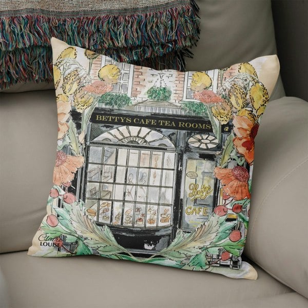 Claire Louise Bettys In Full Bloom 45cm x 45cm Double Sided Cushion