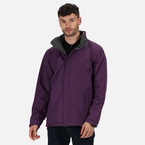 Regatta Mens Standout Ardmore Jacket (Waterproof & Windproof) - Majestic Purple/Seal Grey