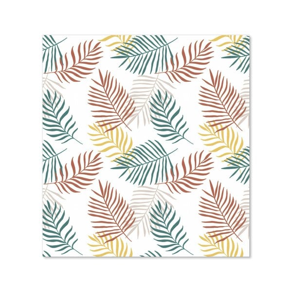 Warren Reed - Designer Palm Branches In Natural Colors Kitchen Splashback