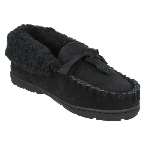 Bear Paw Ladies Bear Paw Bow Detailed Slippers Indio