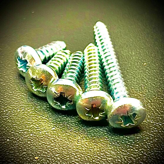 Fixaball No. 10, 4.8mm Pozi Pan Self Tapping Screws AB Point BZP