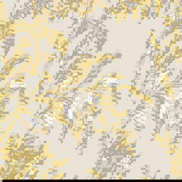 Laura Ashley Picardie Wallpaper - Pale Gold - 10m