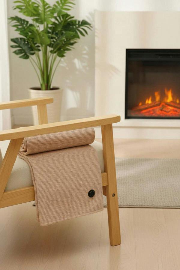 Anniou Heated Shawl - Beige