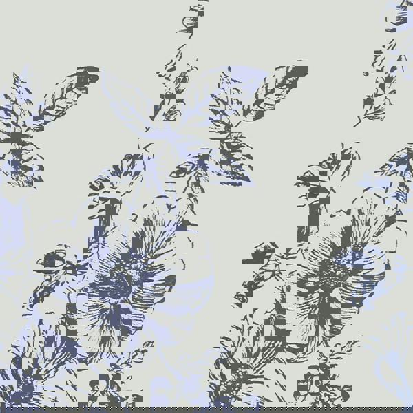 Joules Honey Floral Wallpaper - Creme - 10m