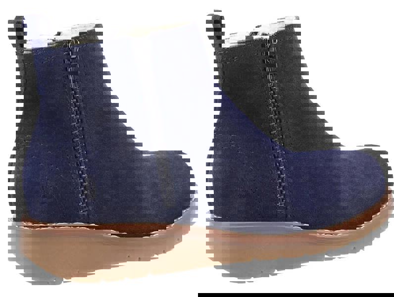 Hush Puppies Libby Womens Wedge Heel Casual Zip-Up Ankle Boots