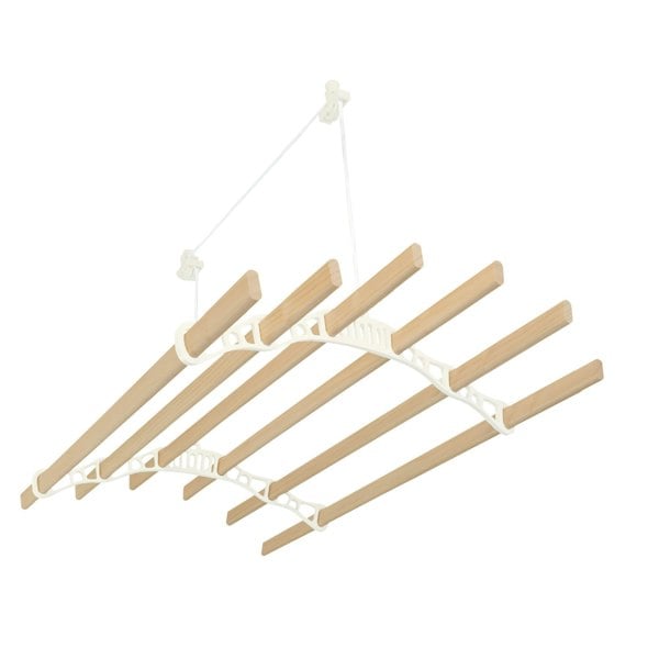 Monstershop Clothing Airer Ceiling Pulley - Ivory - 1.5m