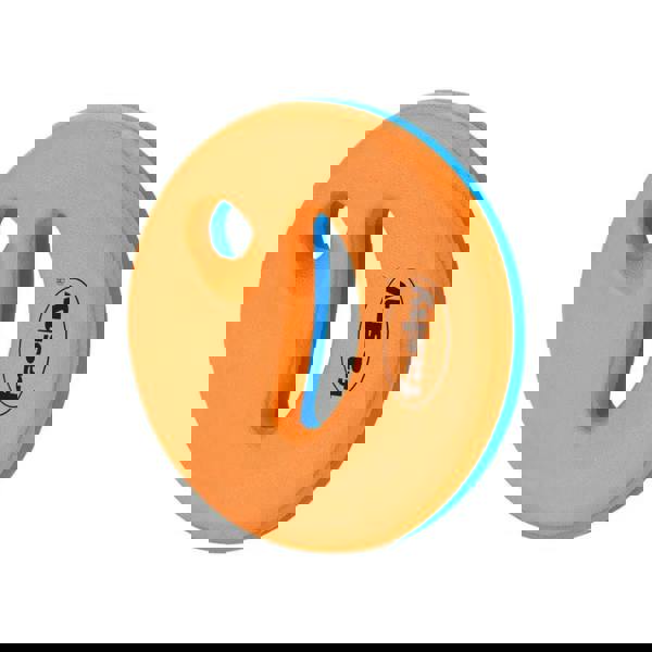 Fashy orange and blue foam aqua jogging disc with handle