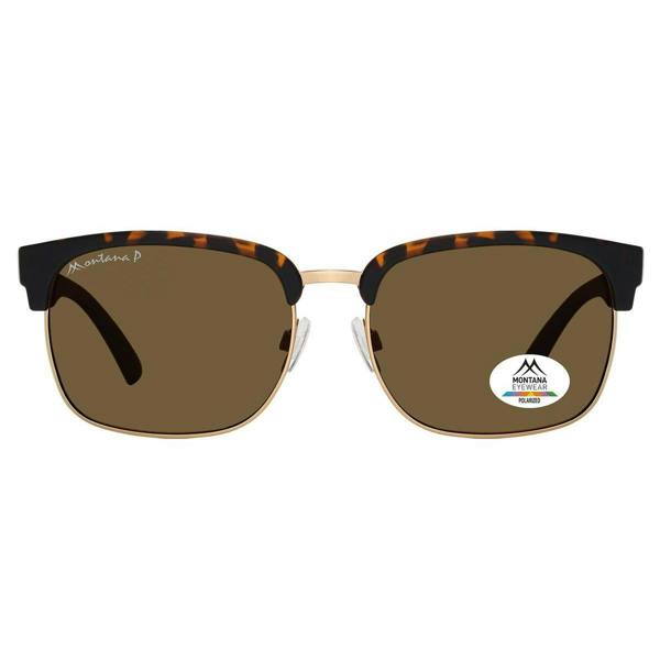 Montana Sunglasses MP192 D Matte Tortoise Gold Brown Polarized