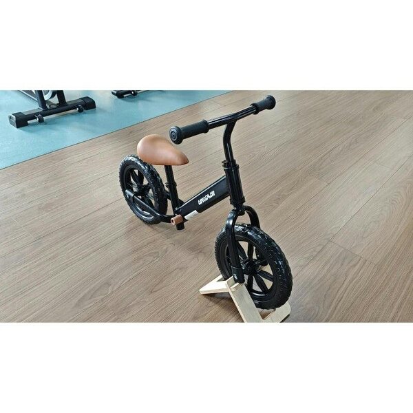11.2" Balance Bike for 2-5 Years, Toddler Bike with Lighting Wheels, Adjustable Seat & Handlebar, Black