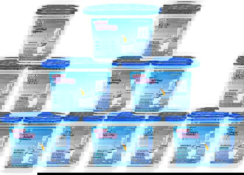 MANTRARAJ 500ml Interior Dehumidifier Disposable To Stop Damp Mould Mildew Moisture Absorber