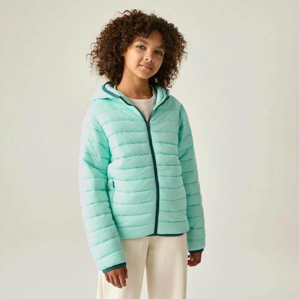 Regatta Kids Marizion Hooded Padded Jacket - Water Ballet