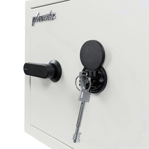Phoenix Safe Phoenix Fortress PRO SS1461K Security Safe in Scratch-Resistant White Paint with Double-Bitted Key Lock
