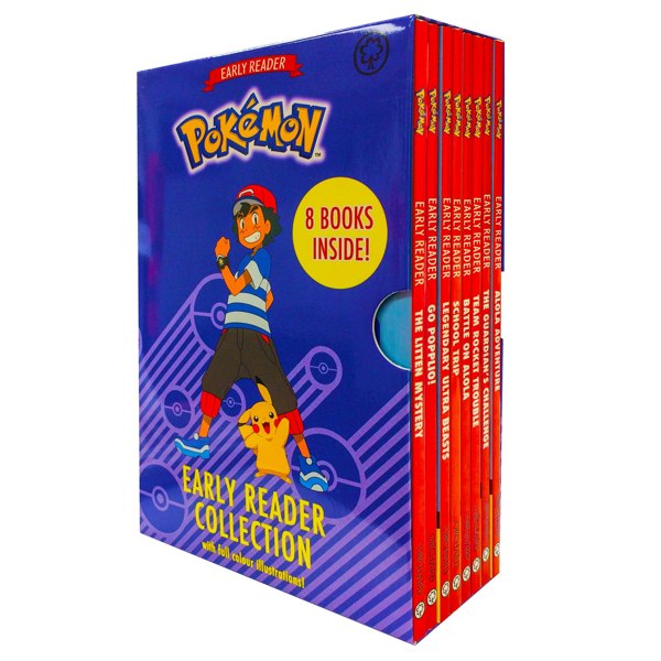 Orchard Books The Official Pokemon Early Reader 8 Books Box Set Collection