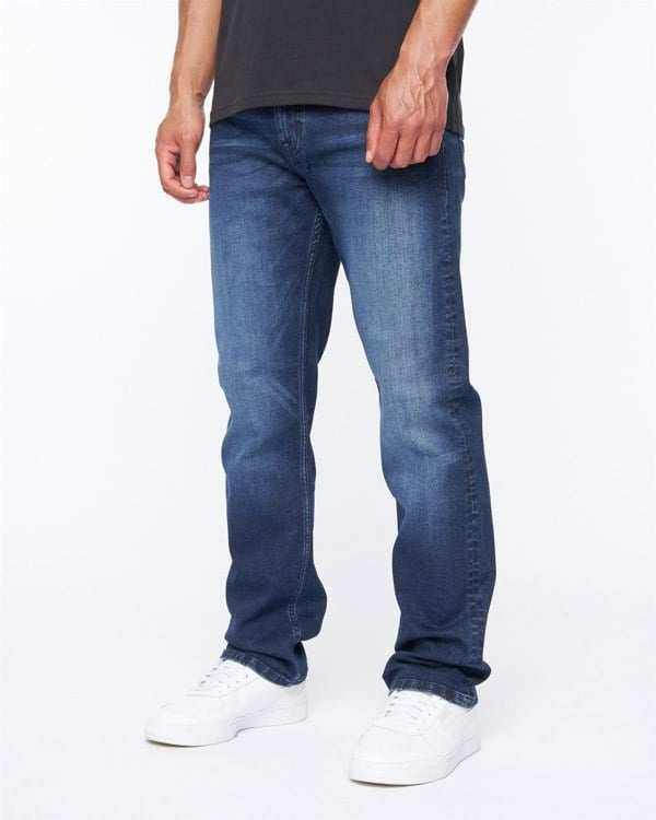 Duck and Cover Janstar Straight Leg Jeans Dark Wash