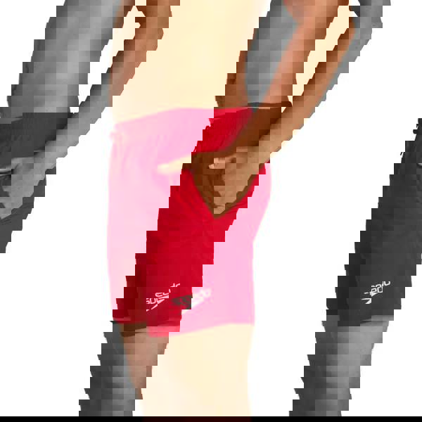 Red Speedo Men’s Essentials 16’’ watershorts with elasticated waist