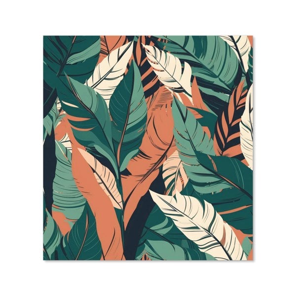 Warren Reed - Designer Autumn Tropical Leaves Kitchen Splashback