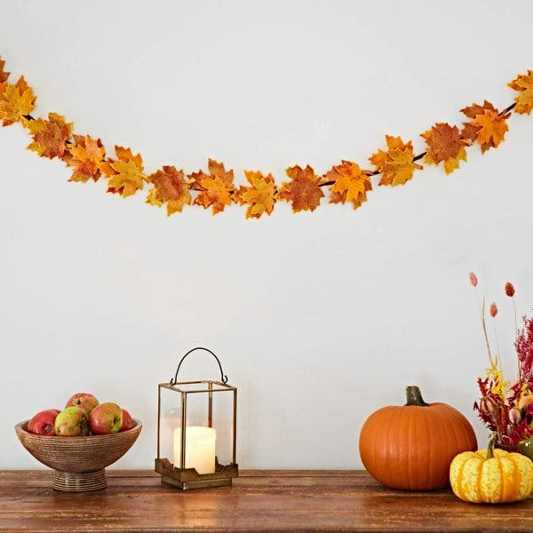 Paper High Felt Autumn Leaves Garland