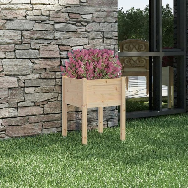 Berkfield Garden Planter 50x50x70 cm Solid Pinewood