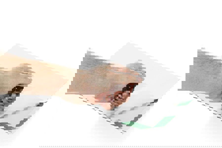 Durable DURAFRAME Adhesive Magnetic Hazard Frame | 2 Pack | A4 Green & White