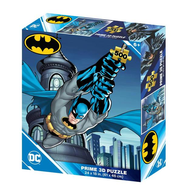Prime 3D Puzzles Prime 3D DC Comics Batman Soaring 500 Piece Puzzle