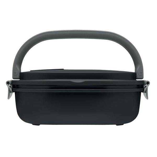 MidOcean Lux Polypropylene 1000ml Lunch Box - Black - 
