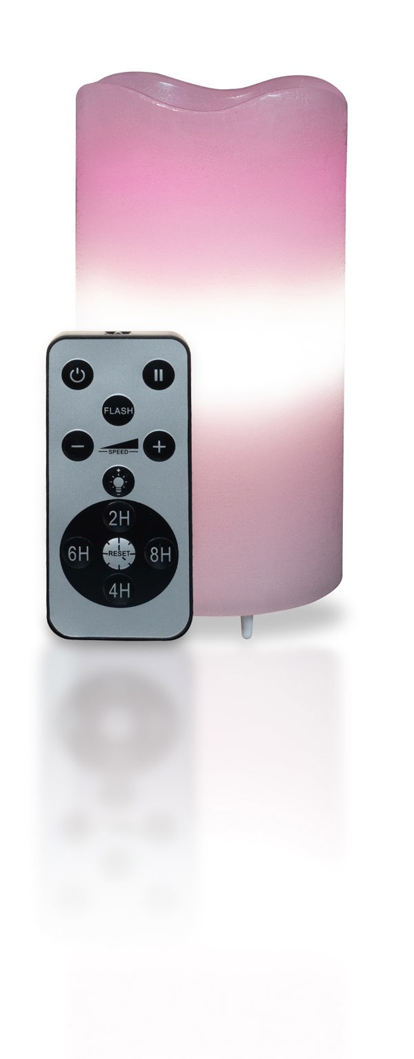 St Helens LED Candle projector (Pink Love)