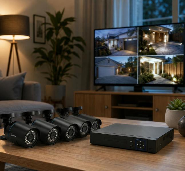 Groundlevel Advanced 4 Camera CCTV Security System