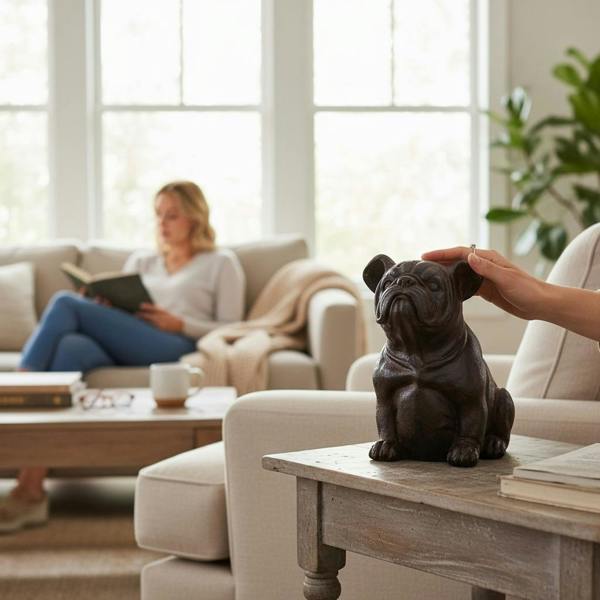 30X33CM SITTING DOG