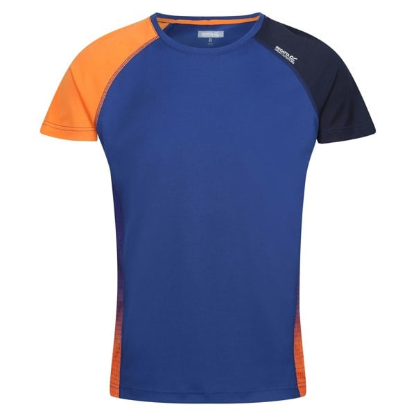 Regatta Mens Corballis T-Shirt - New Royal/Persimmon