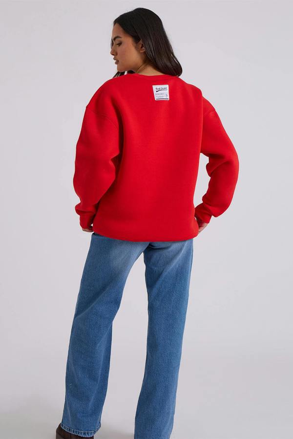 Urban Bliss Harvard Oversized Sweatshirt