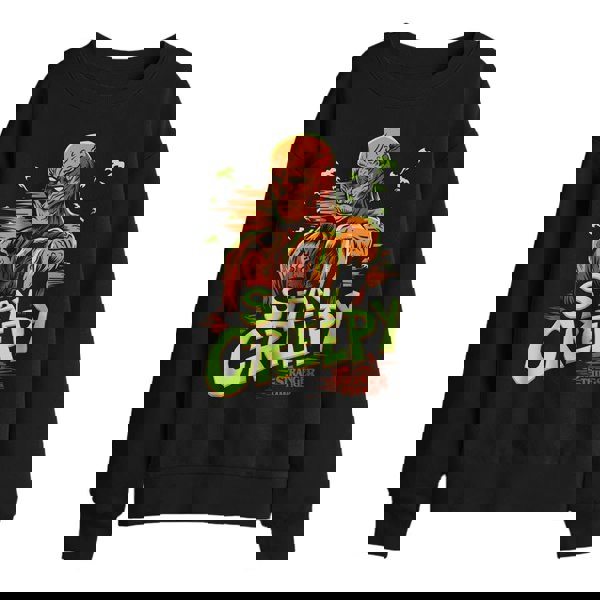 Stranger Things Kids Stay Creepy Vecna Sweatshirt - Black