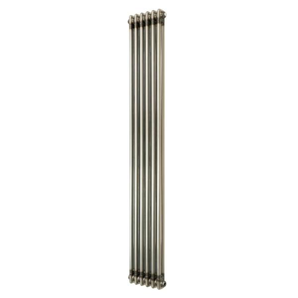 Monstershop Traditional 2 Column Radiator - 1800 x 290mm - Raw Metal