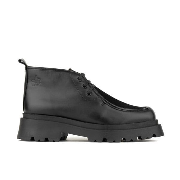 Embassy London Verona - Black - Women's Square Toe Chukka Boot