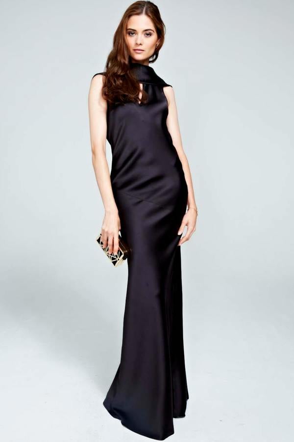 HotSquash Silky gown with cowl neck