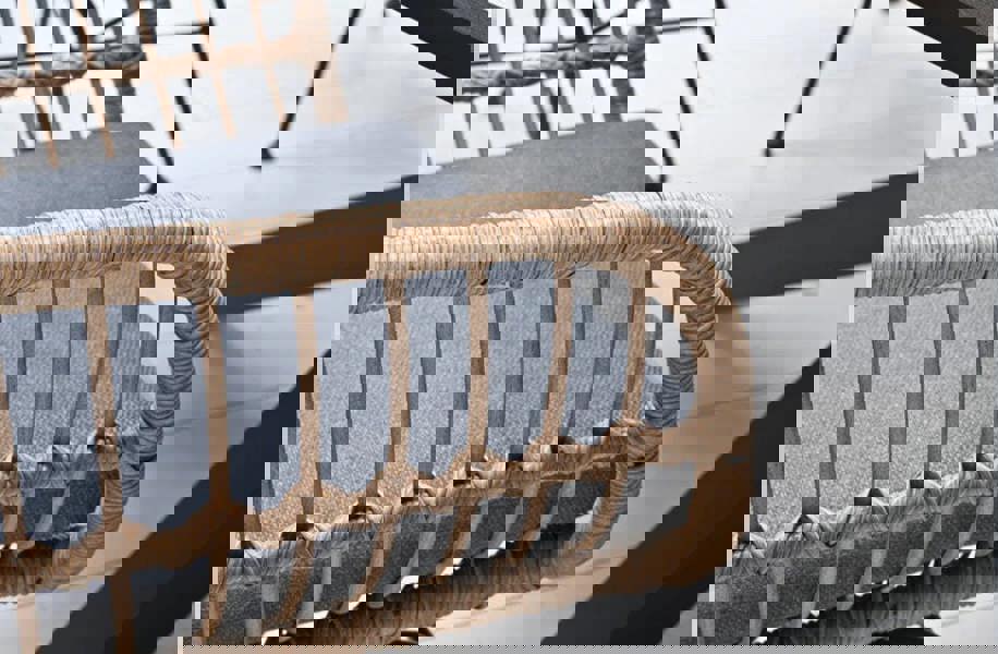 Garden Impressions 2 x Edison Margriet Natural Dining Chairs