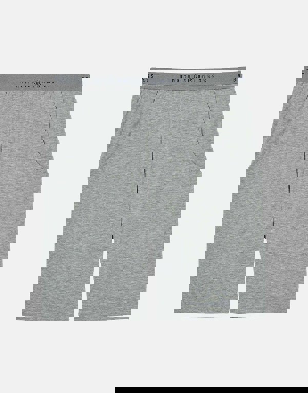 British Boxers Men's Bamboo Sleep Shorts – Grey Marl